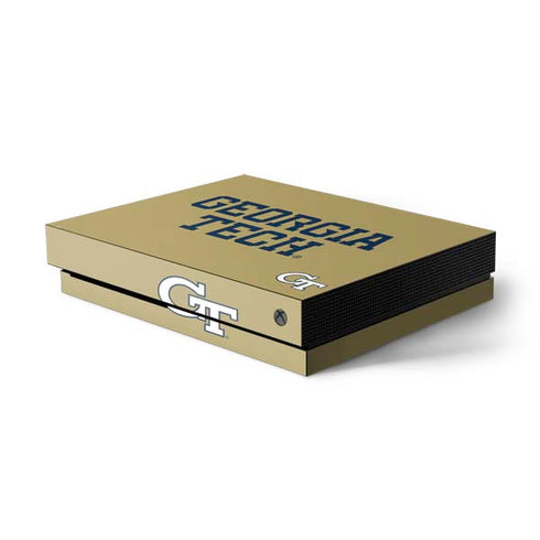 Georgia Institute of Technology LogoType Gold Xbox One Skins